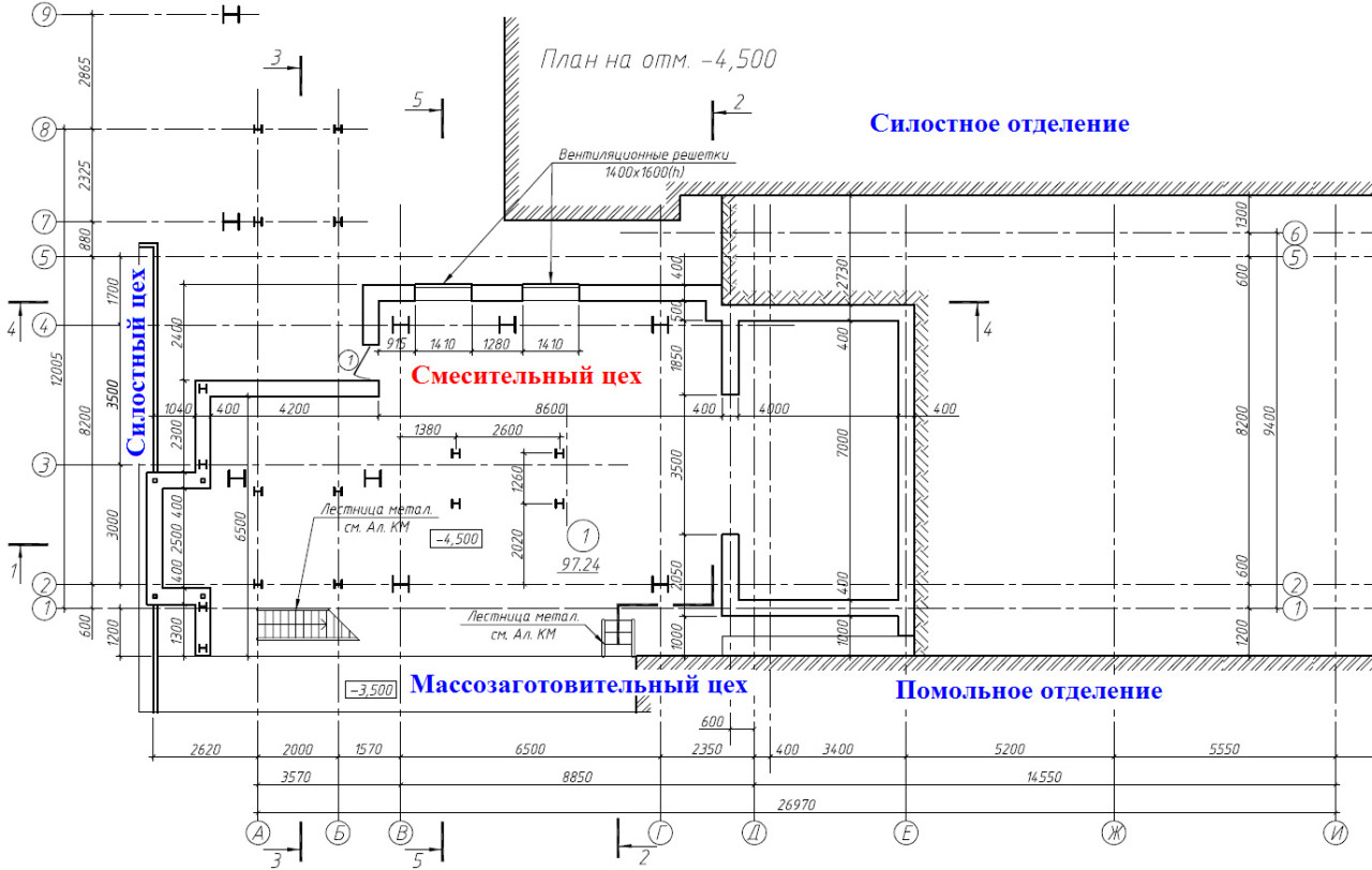 Рисунок №1 – Строительство нового «Смесительного цеха» внутри завода по производству силикатного кирпича.