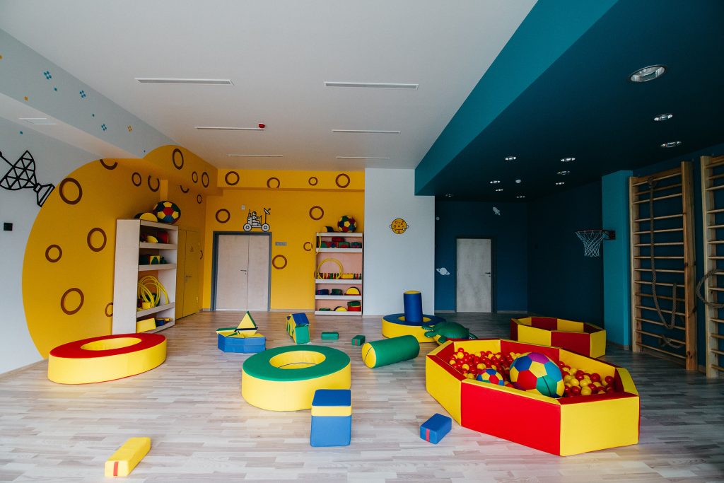 Дизайн интерьера детского сада.