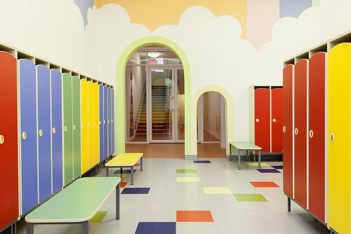 Зонирование - главная составляющая функционального дизайна детского сада, развивающего центра.